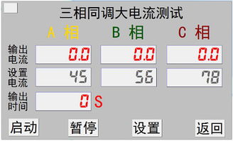 智能三相大电流发生器