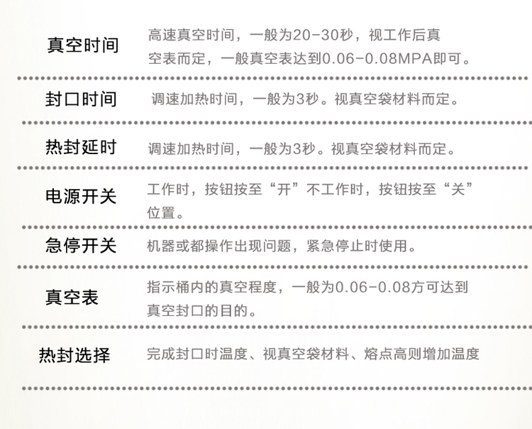 食品包裝設備真空包裝機4201單室真空包裝機(圖11)