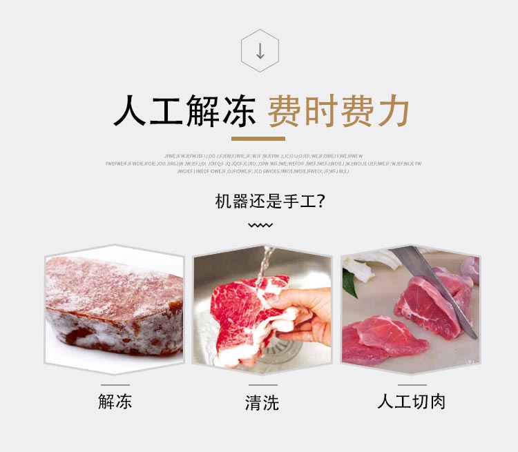 大型商用凍肉刨肉機砍牛油機刨整版冷凍肉片機器生產廠家(圖5)