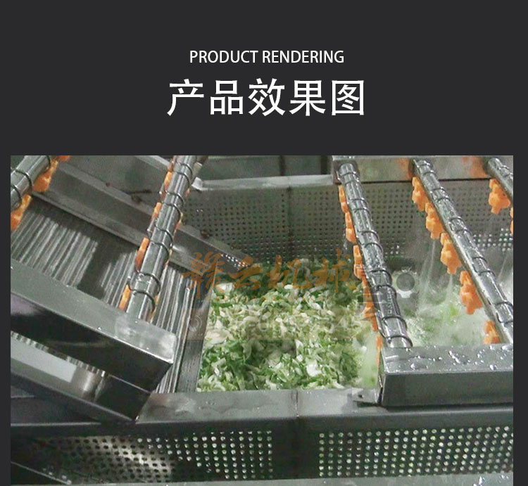 事業單位部隊學校食堂的蔬菜清洗消毒用的氣泡清洗機(圖16)