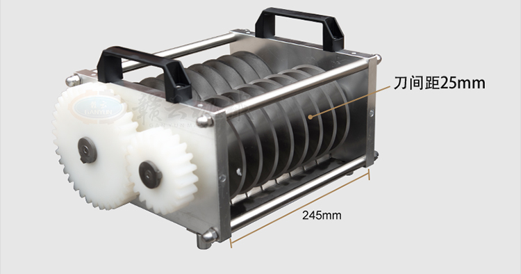 贛云牌德國款200D切肉條機進口刀組切塊切條加工設備(圖4)