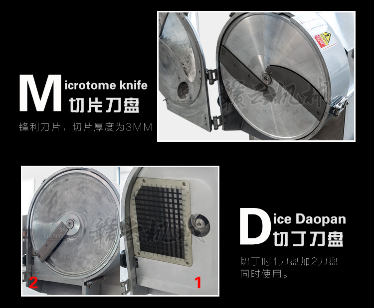 多切能切片切絲切丁機適合大型配送中心用中央廚房用(圖9)