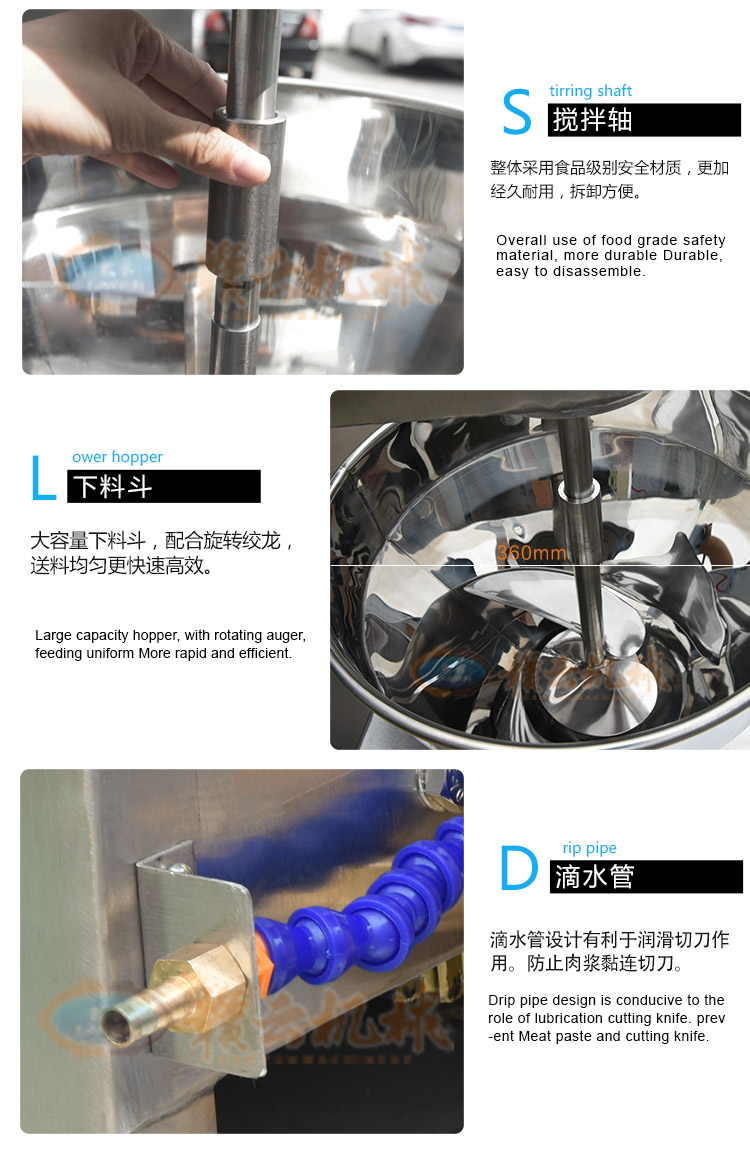 調速成型肉丸機擠出丸子成型機自動成型魚丸機豬肉丸牛肉丸加工機(圖5)